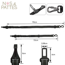 Charger l'image dans la galerie, détails mesures ceinture de sécurité voiture chat chien nos 4 pattes