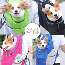 Charger l'image dans la galerie, sac à dos de transport chat chien Nos 4 pattes