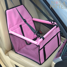 Charger l'image dans la galerie, siège auto de transport voiture chat chien nos 4 pattes couleur rose