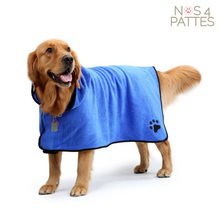Charger l'image dans la galerie, Serviette peignoir microfibre chien chat
