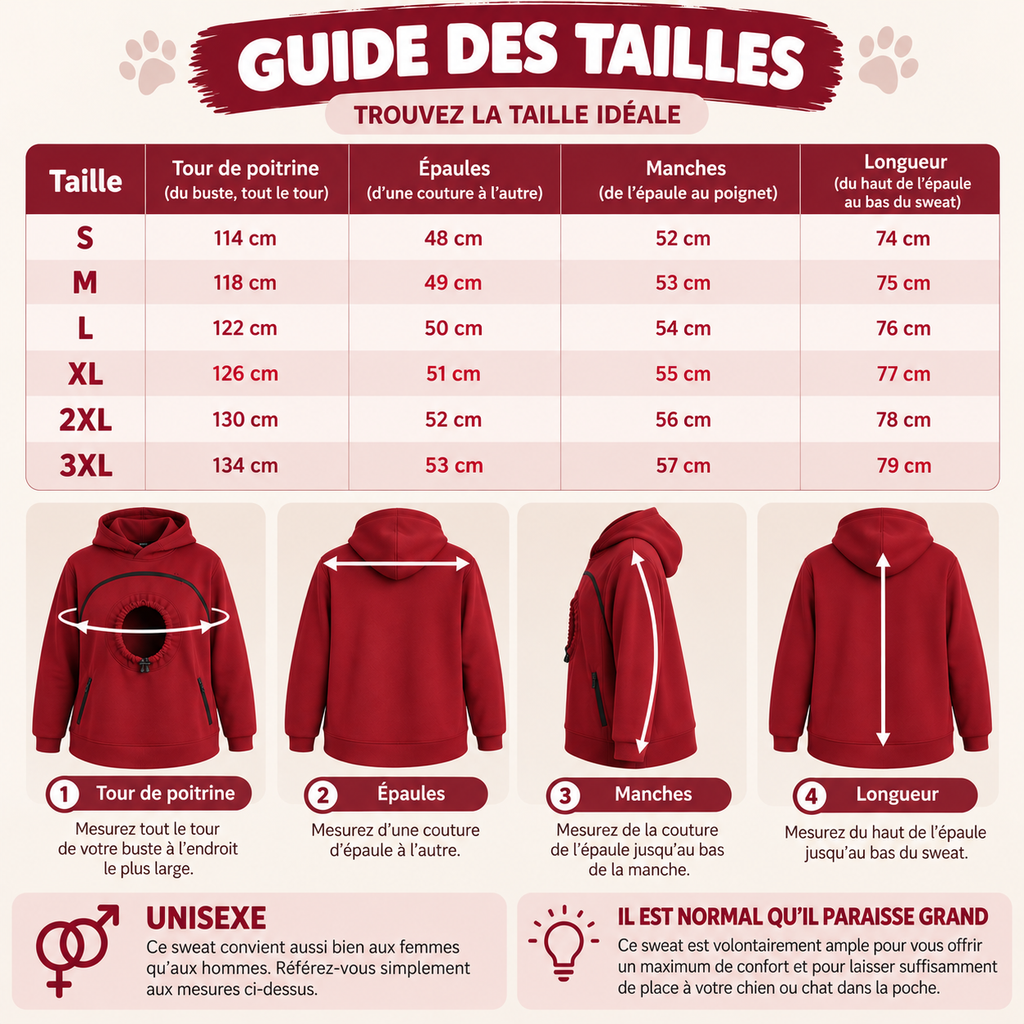 guide des tailles
