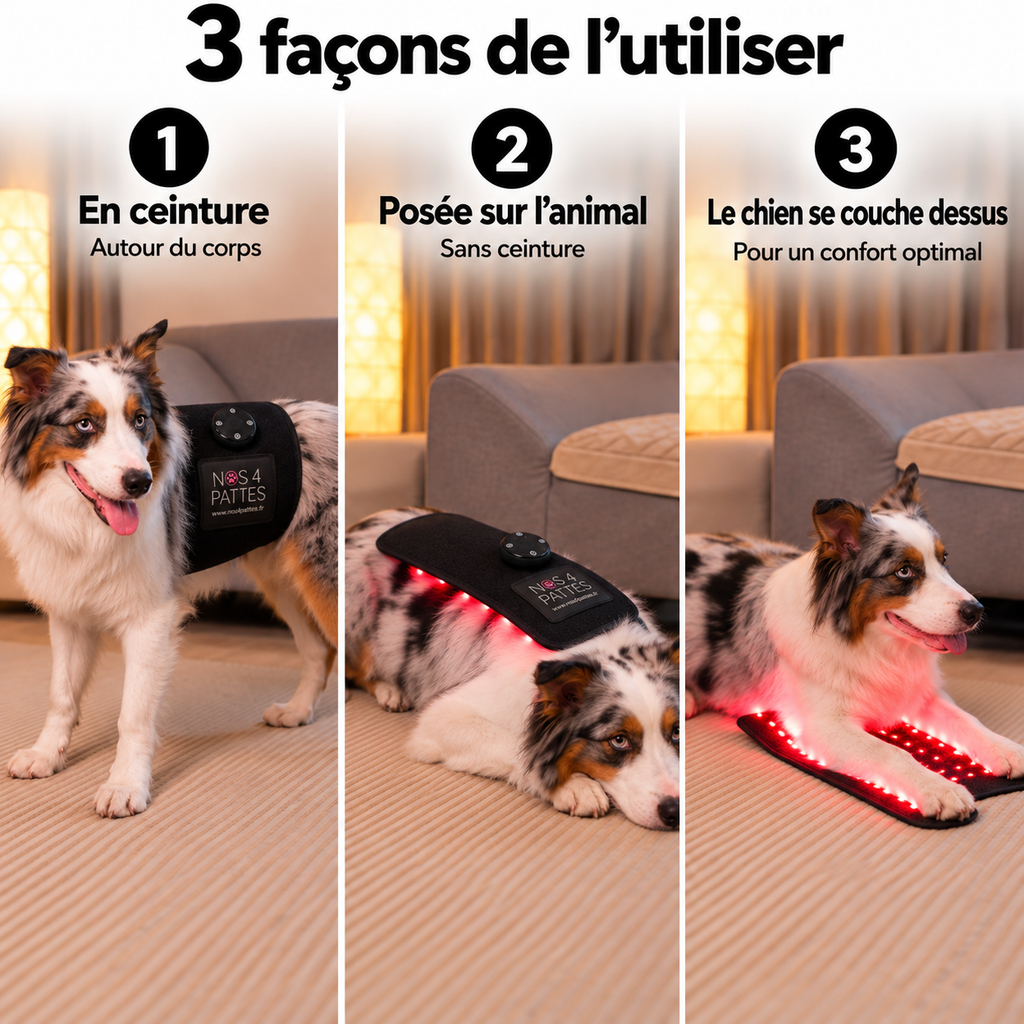 comment utiliser la ceinture de luminothérapie