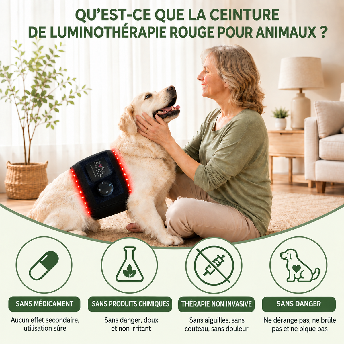 light therapy dog