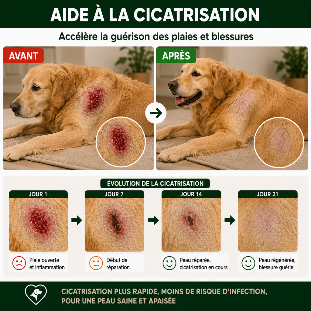luminotherapie chien nos 4 pattes blessure