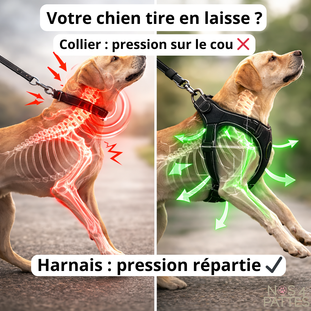 collier vs harnais