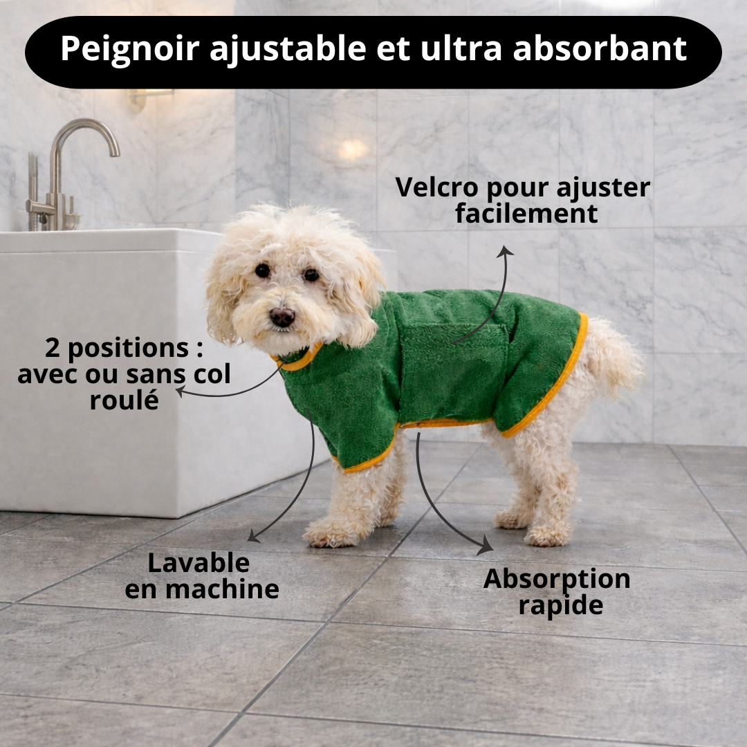 peignoir nos 4 pattes