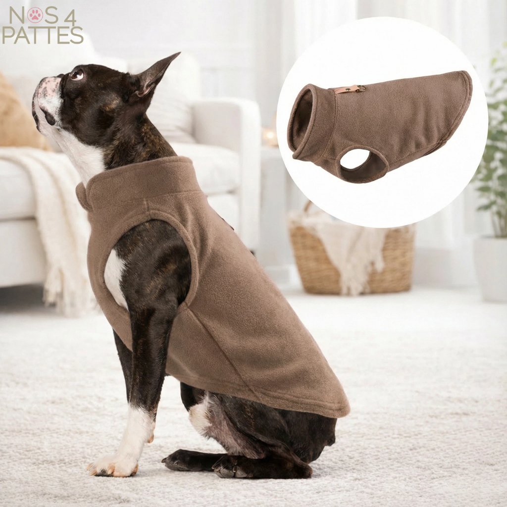 Veste polaire ultra chaude pour chien & chat – confort et protection hiver