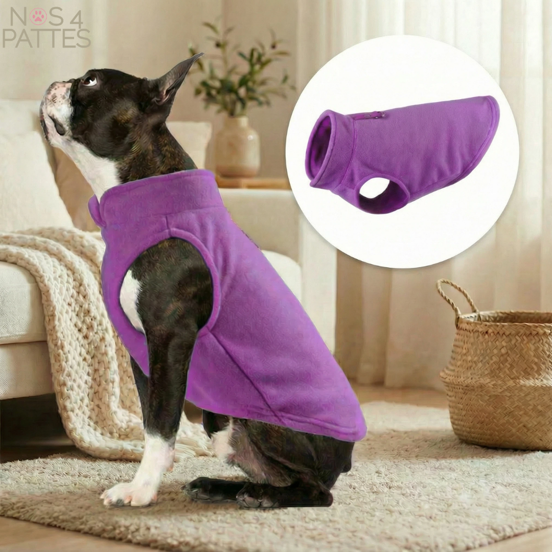 Veste polaire ultra chaude pour chien & chat – confort et protection hiver