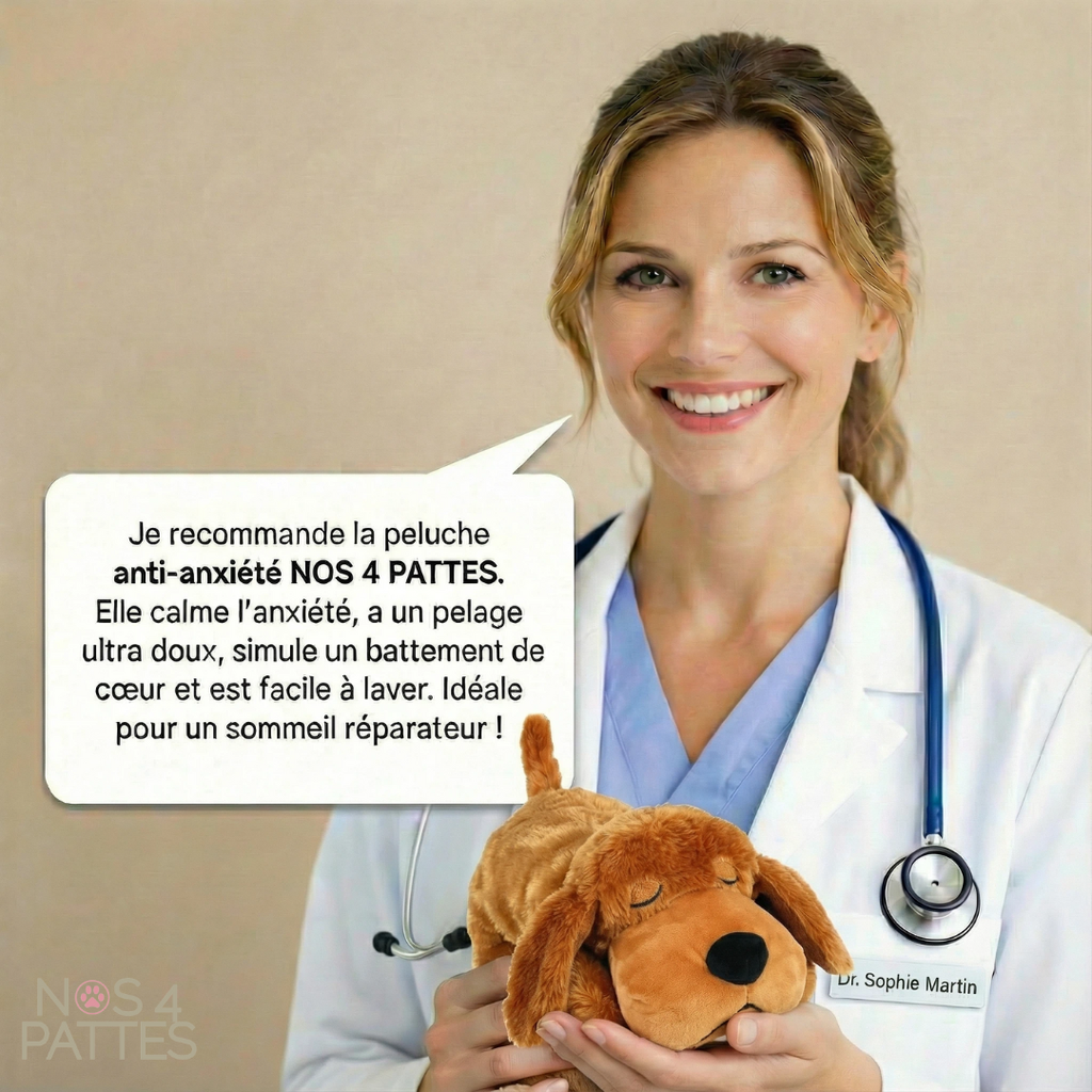 peluche anti stress  NOS 4 PATTES