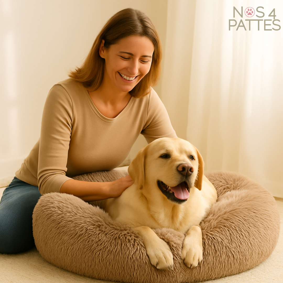 coussin anti-anxiete nos 4 pattes