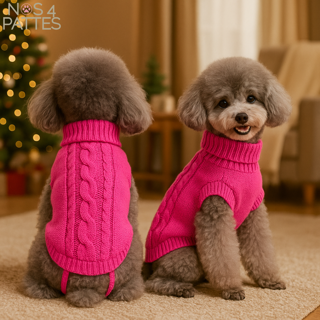 tricot chien hivers