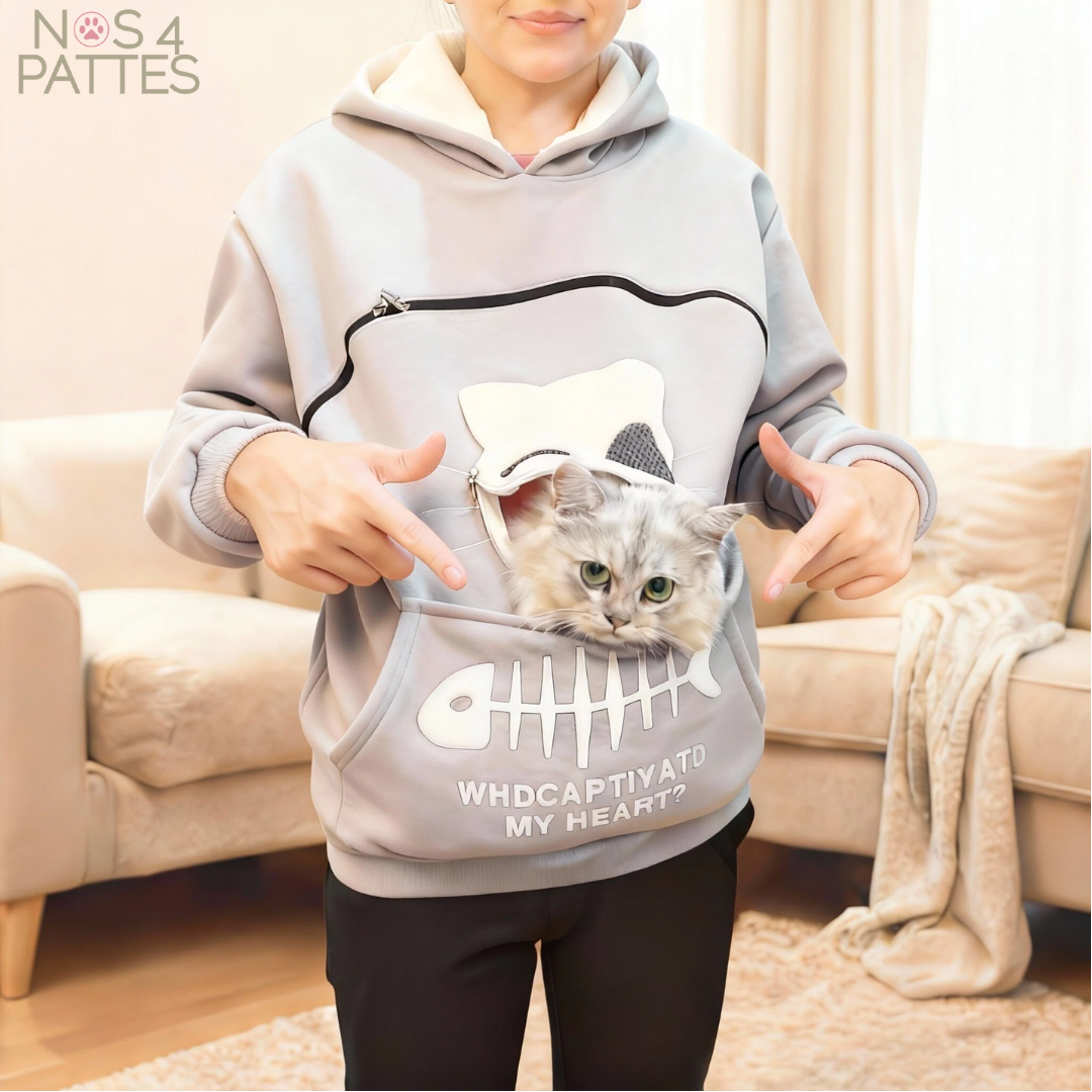 Sweat kangourou pour chien & chat – Porte-animal confortable et mains libres