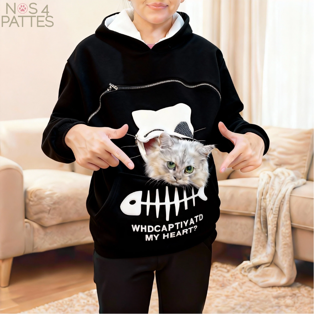 Sweat kangourou pour chien & chat – Porte-animal confortable et mains libres