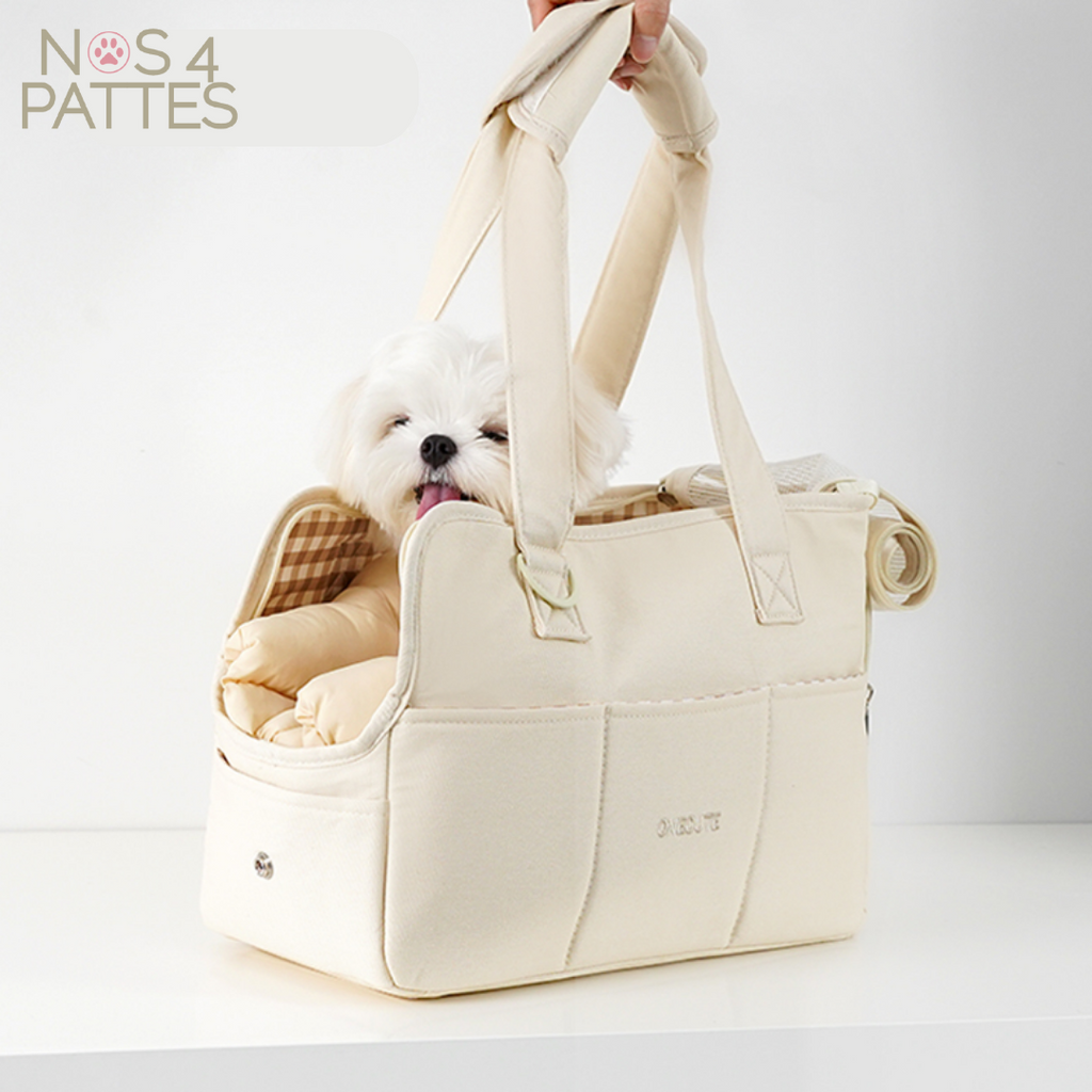 Sac de transport confortable pour chien & chat – Voyage sécurisé et pratique