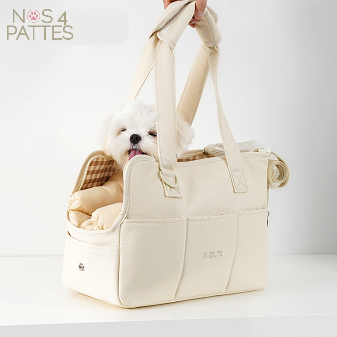 Sac de transport confortable pour chien & chat – Voyage sécurisé et pratique