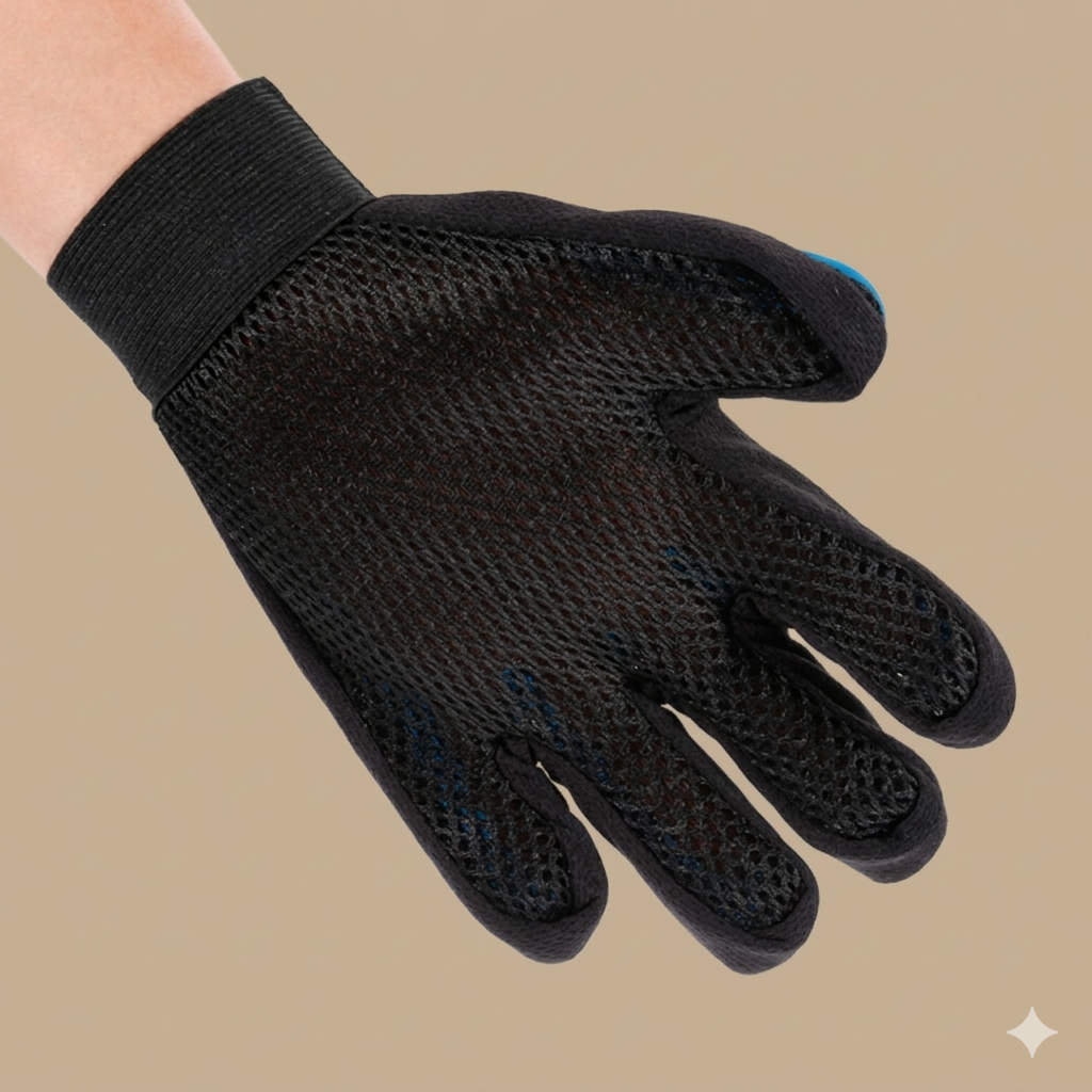 Gants Anti-Poils Chien & Chat – Brosse de Toilettage Massage Doux