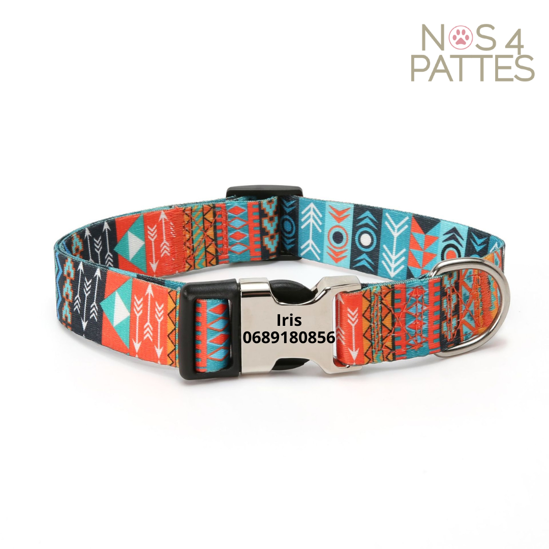 Collier personnalisé pour chien & chat – Gravure offerte & confort premium