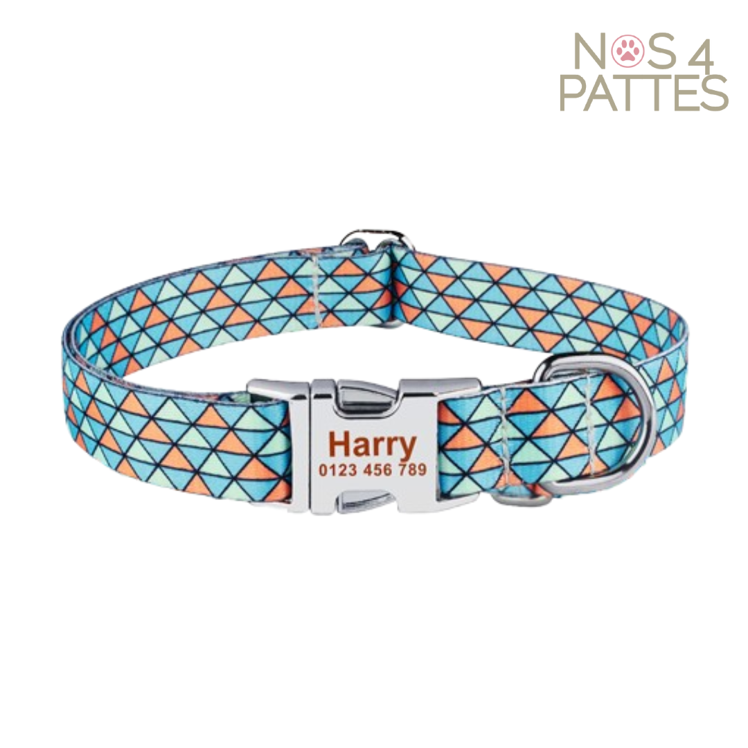 Collier personnalisé pour chien & chat – Gravure offerte & confort premium