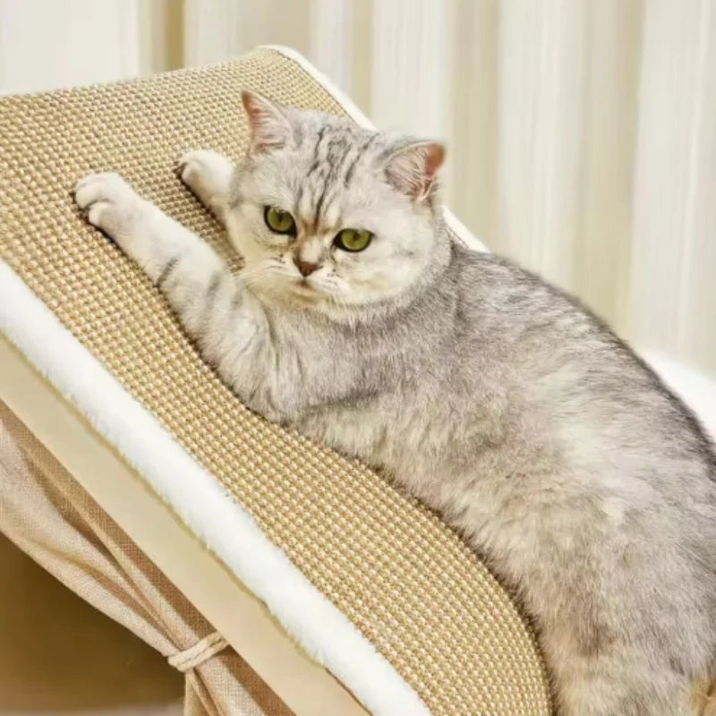 Maison cocon pour chat avec griffoir intégré – Nid confortable & sécurisé