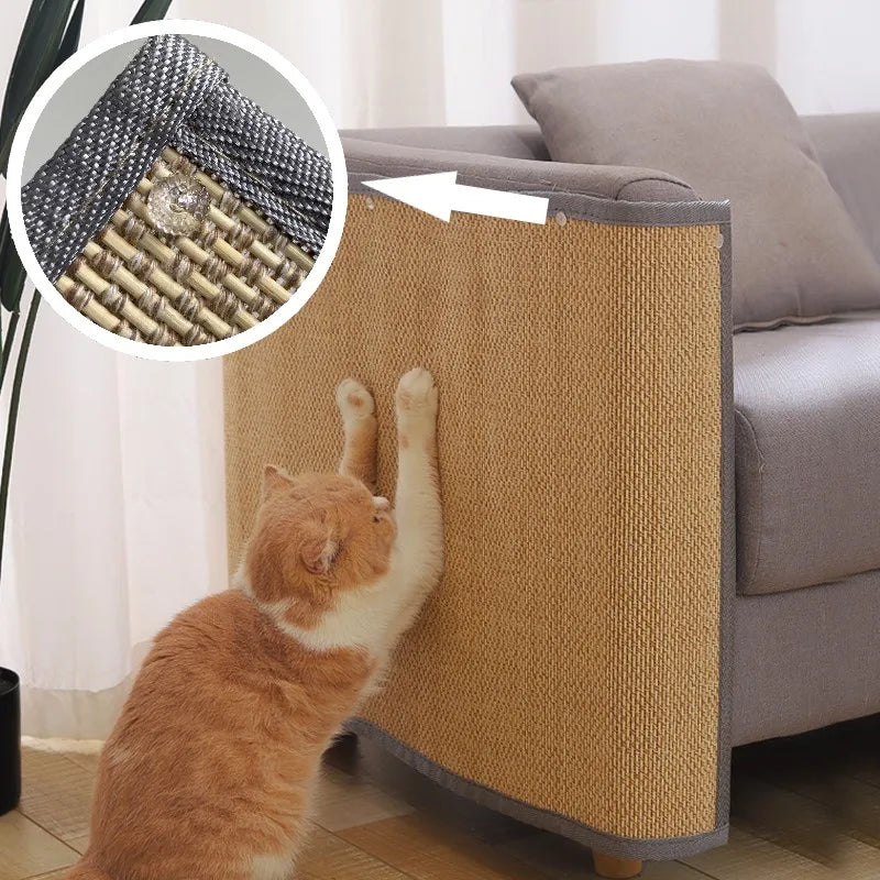 Griffoir mural en bambou pour chat – Protège vos meubles & ultra résistant