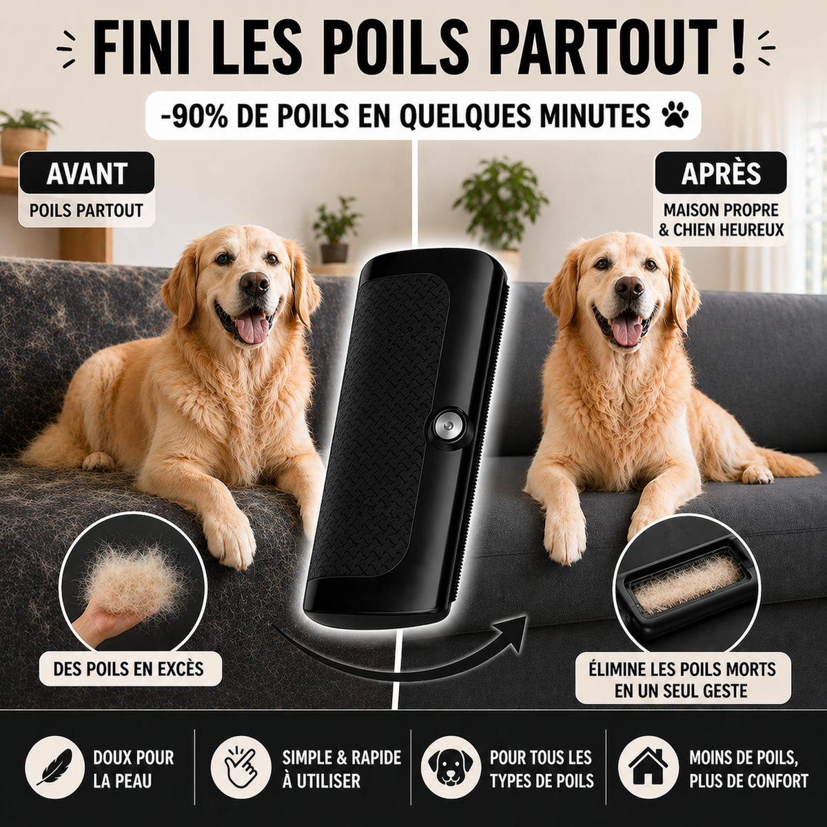 brosse chien