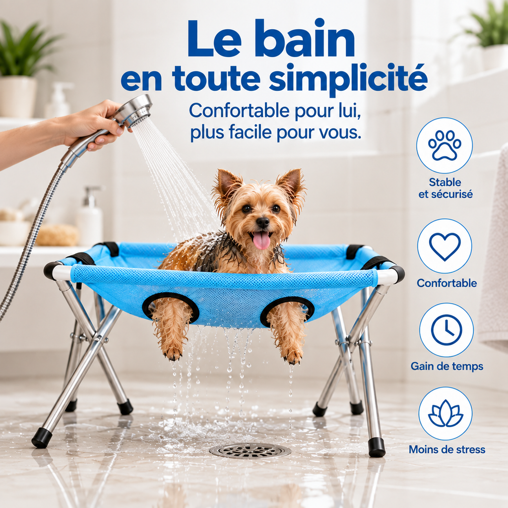 table de bain nos 4 pattes