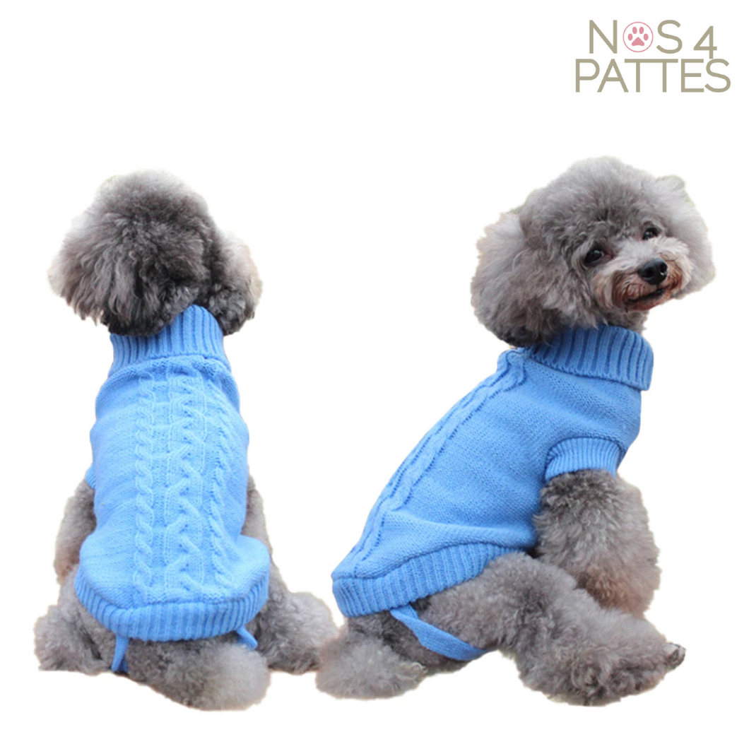 pull tricot pour chat ou chien