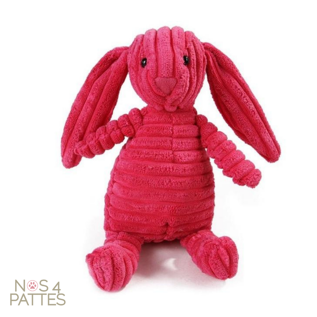 Jouet / Peluche en velours côtelé forme d'animaux pour un chien