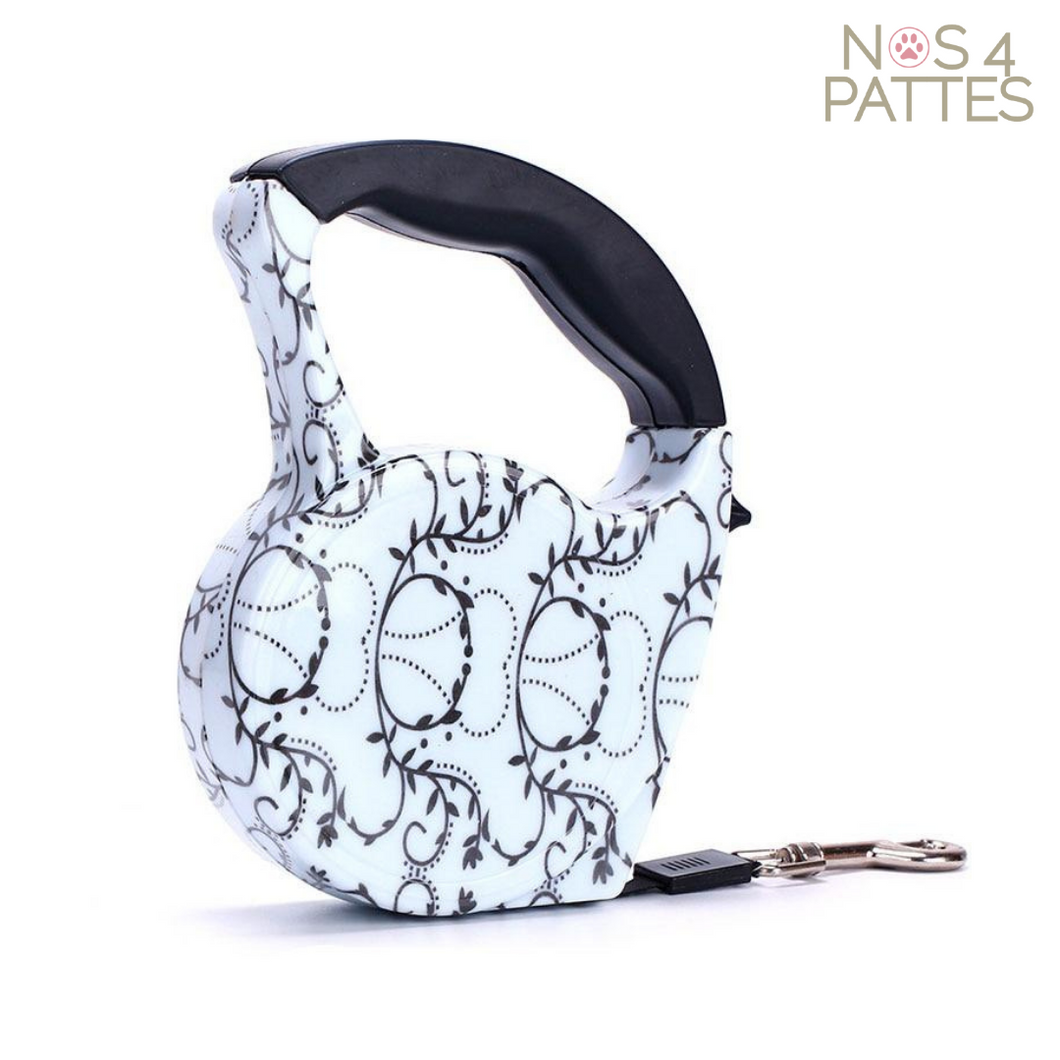 Laisse rétractable pour chien 3/5 mètres