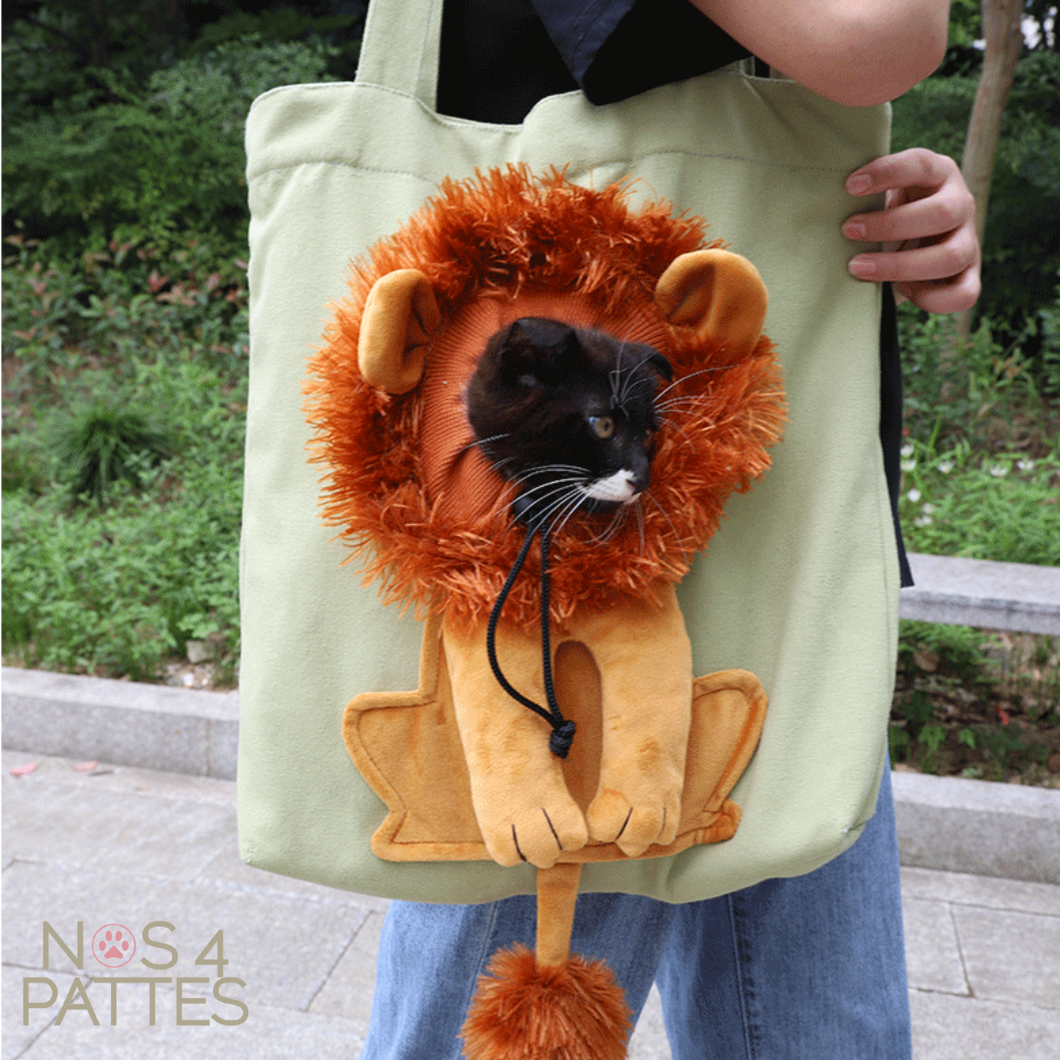 Sac chat / chien motif Lion – Nos 4 pattes