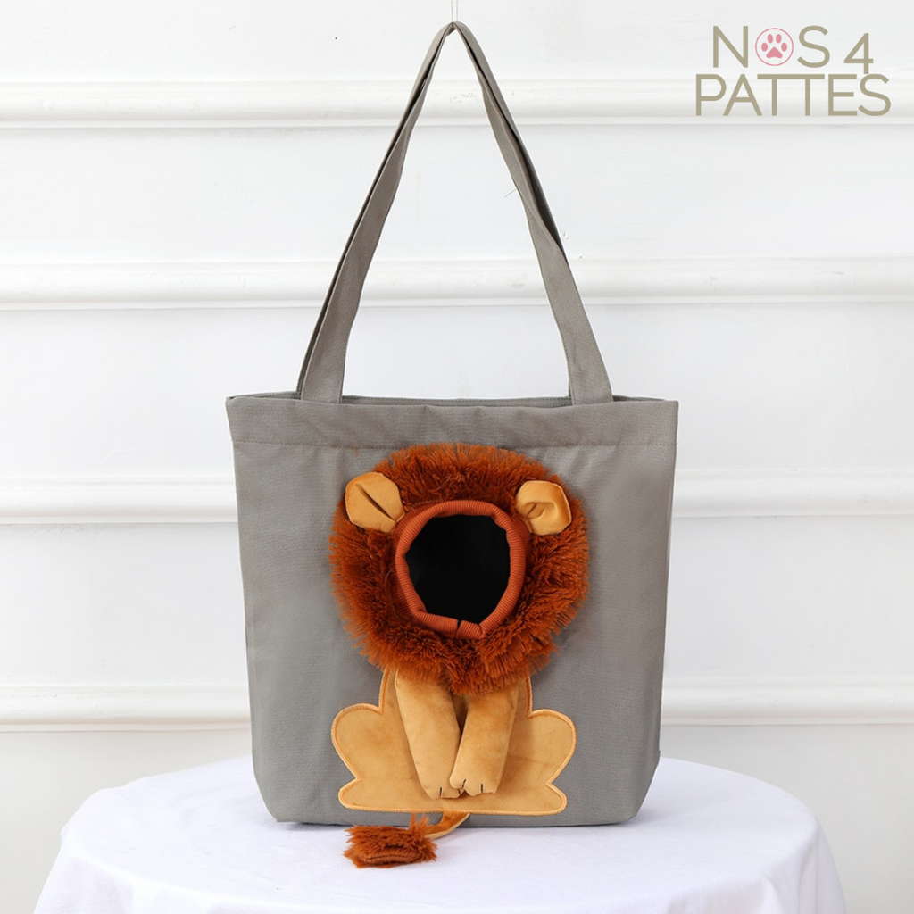 sac style lion pour chat