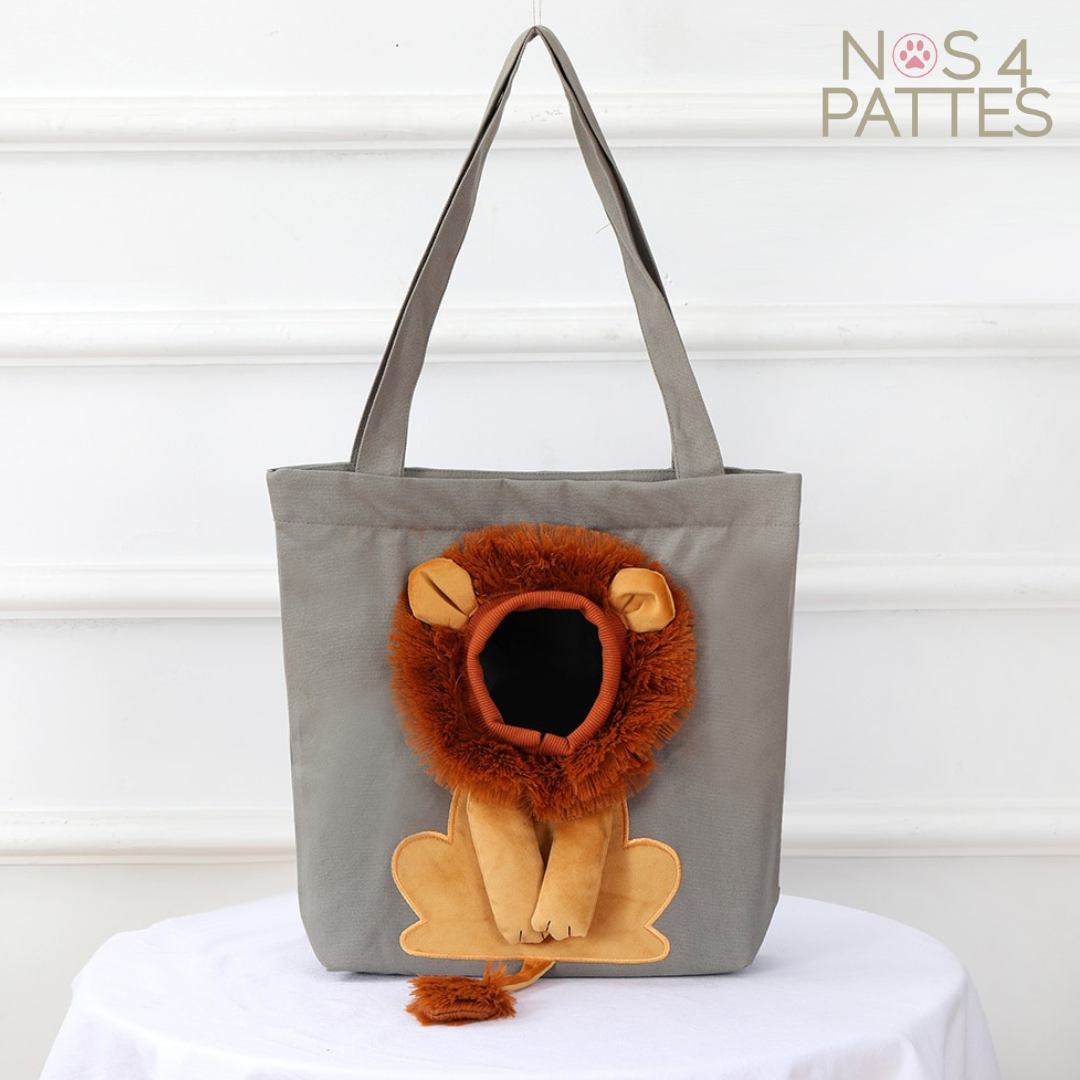 sac style lion pour chat