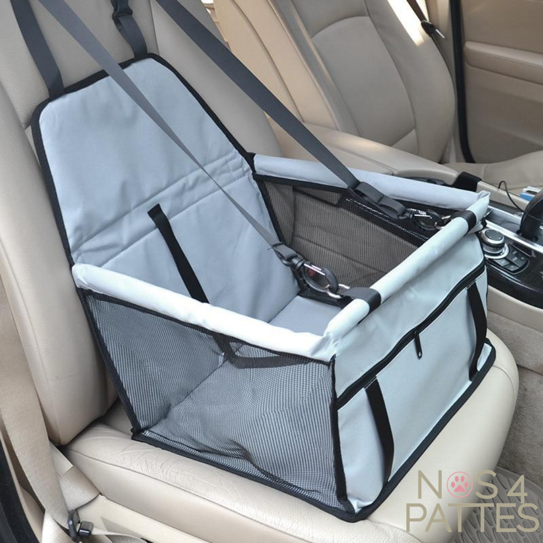 Lannvan Coussin Lavable Siège Auto Chien Lannvan - Pour Petit Chien Jusqu'à 11kg Avec Laisse Coussin Détachable Rangement