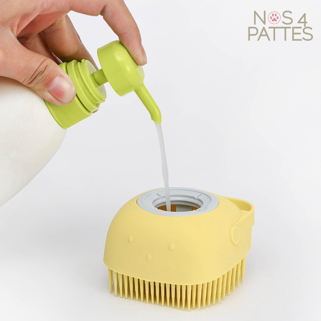 brosse bain pour chien
