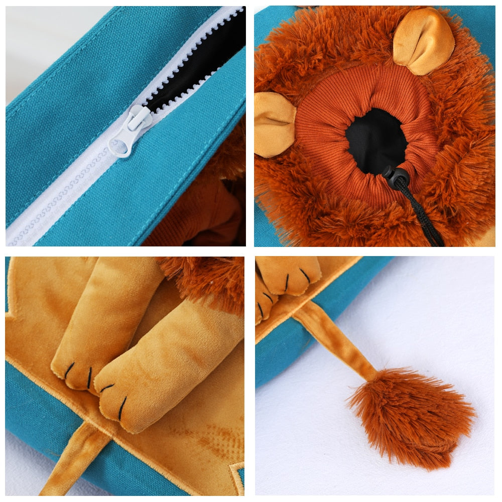 sac style lion pour chat